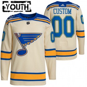 St. Louis Blues Custom 2022 Winter Classic Authentic Shirt - Kinderen